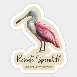 Roseate Spoonbill - The Bird Lover Collection Sticker